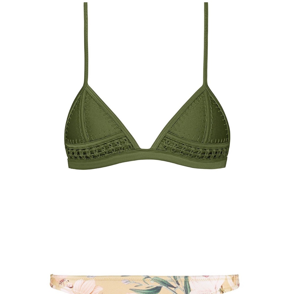 Triangl Coco-floral affair top. only worn once.